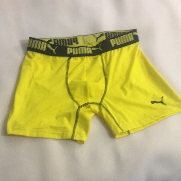 puma yellow underwear